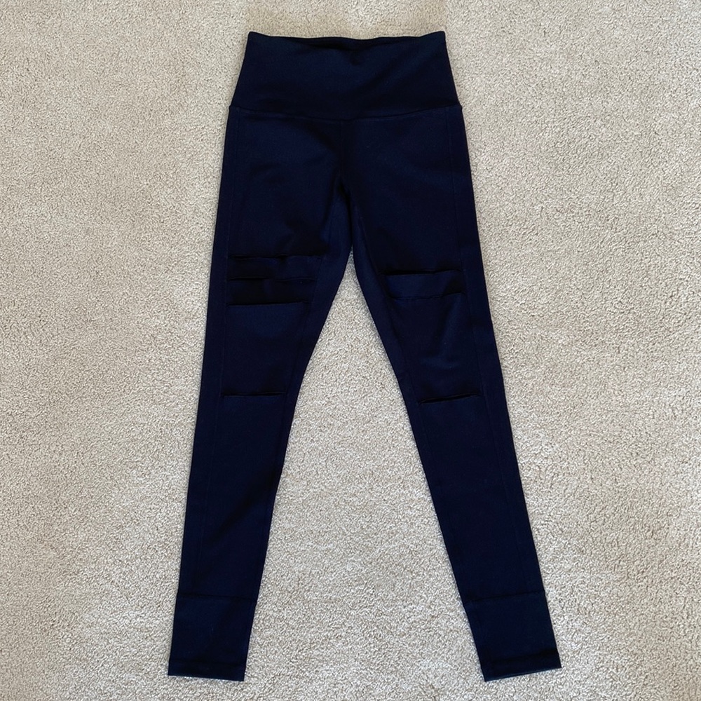 ZELLA Cece High Waist Ripped Leggings